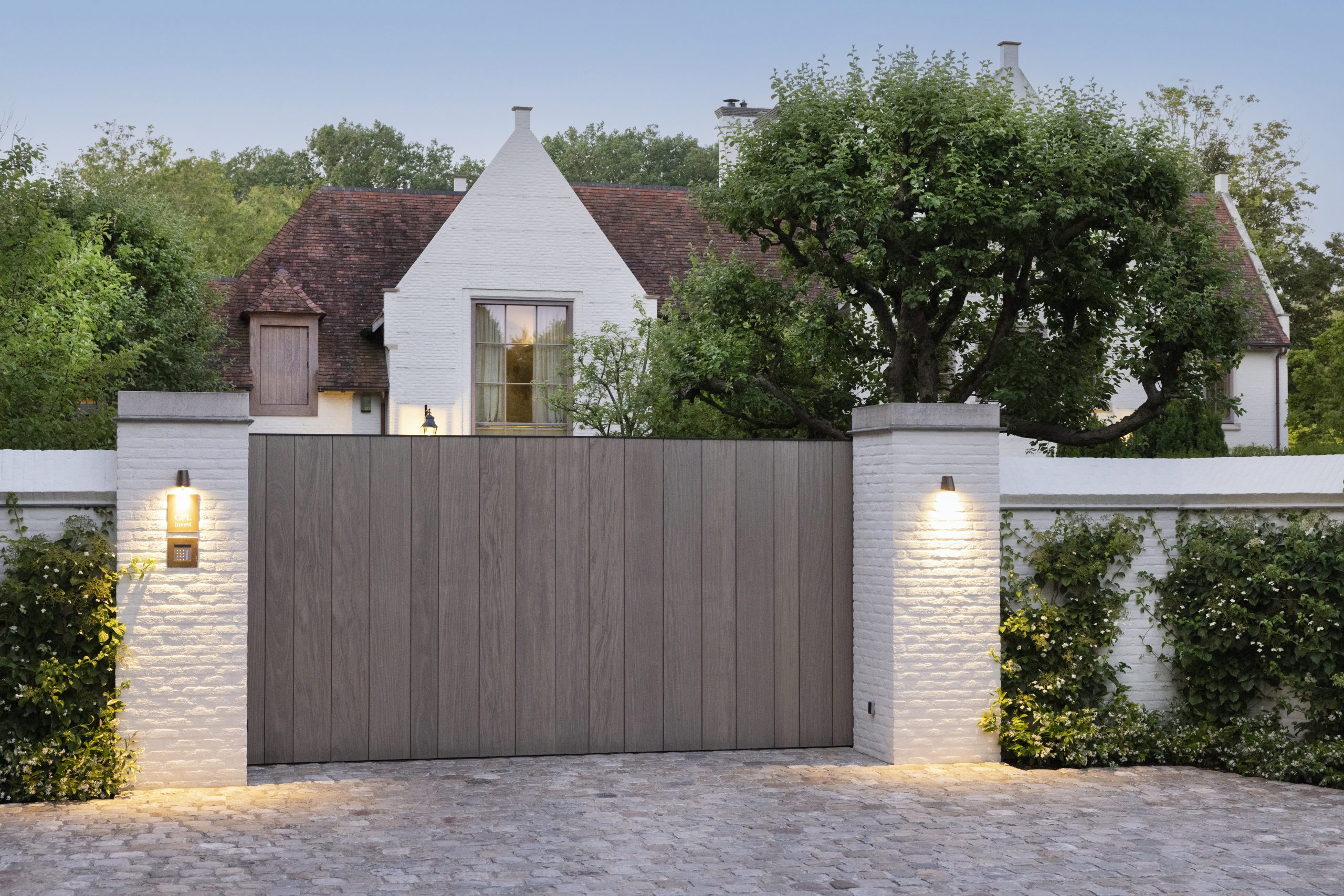 Naturelle houten Toegangspoort Pouleyn